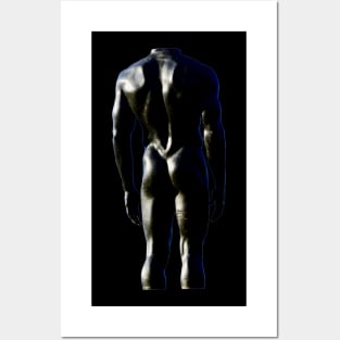 Man sculpture Posters and Art